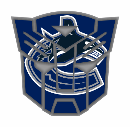 Autobots Vancouver Canucks logo iron on paper